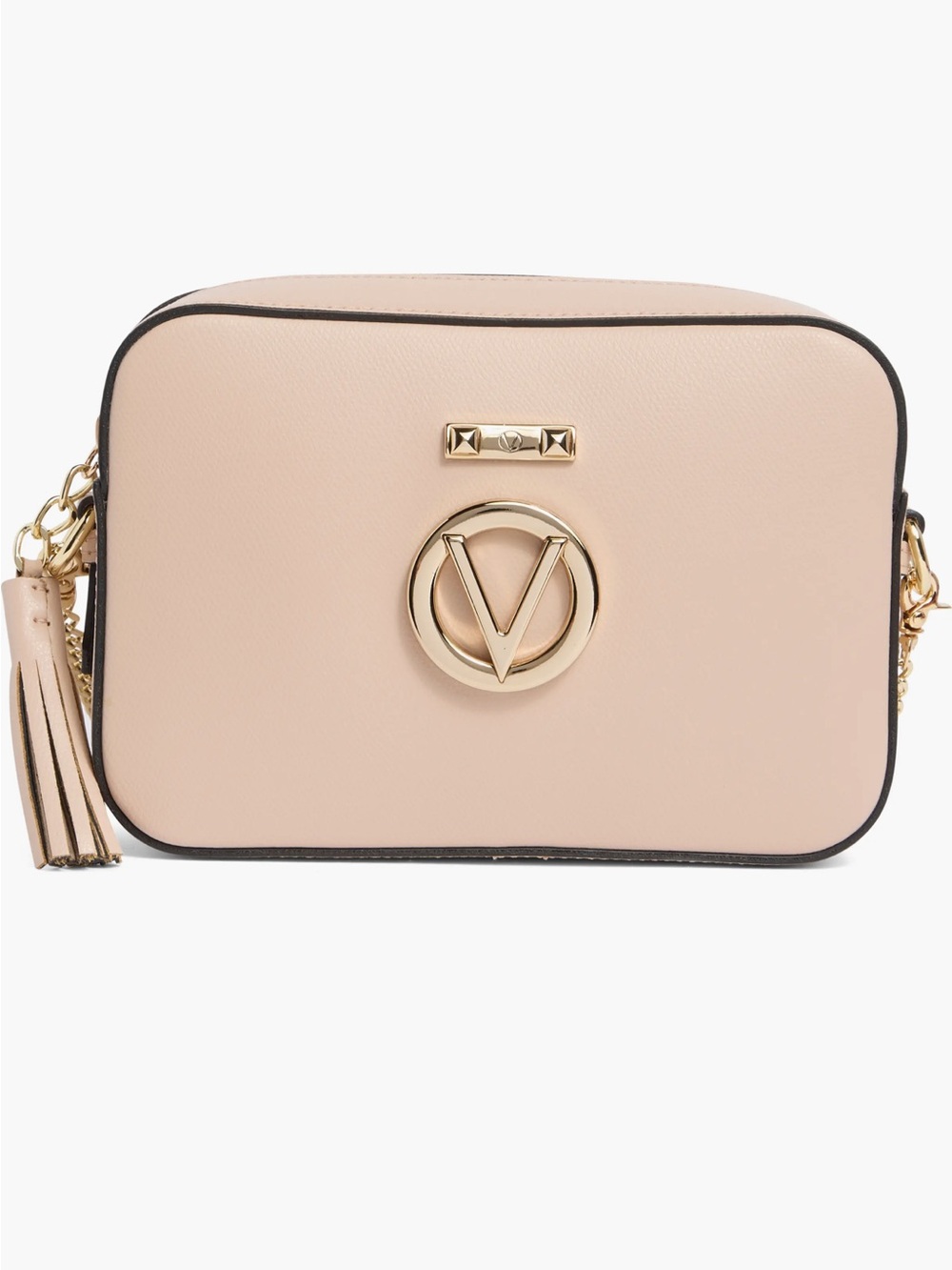 Valentino by MARIO VALENTINO Babette Bonbonniere Rose Leather Camera Bag